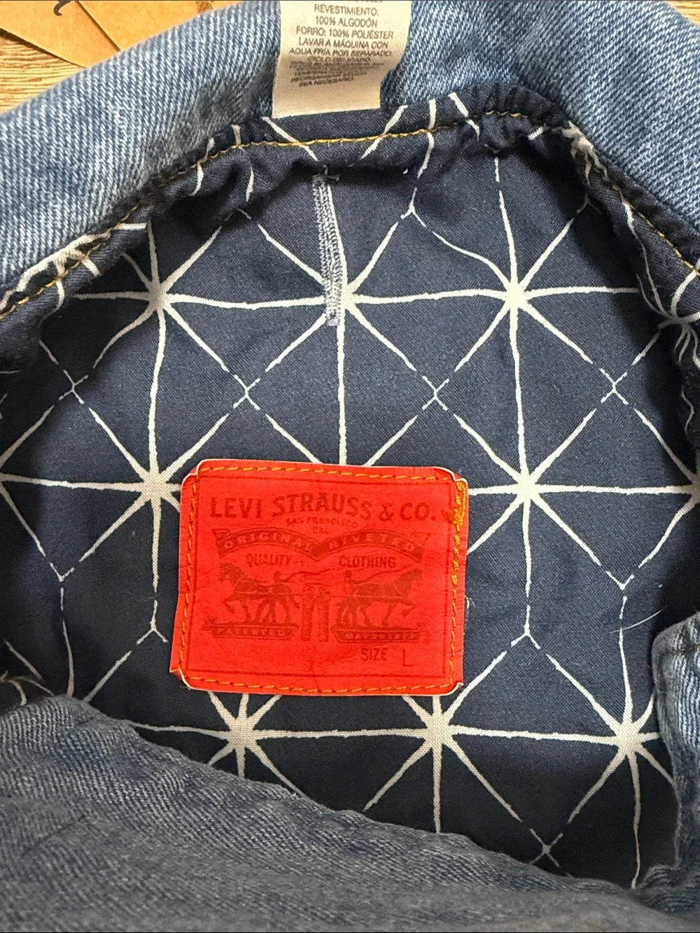 Levi's Blue Denim dog 🐕  jacket